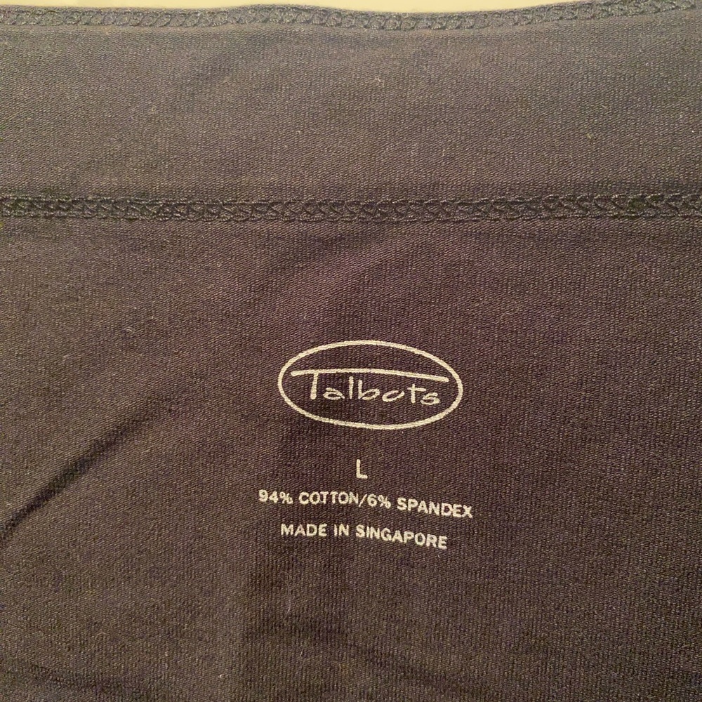 Talbots Basic Black Tank Top - Picture 4 of 4